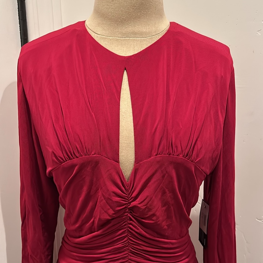 Isabel Marant Robe Jinelima Raspberry Dress - Picture 3 of 12